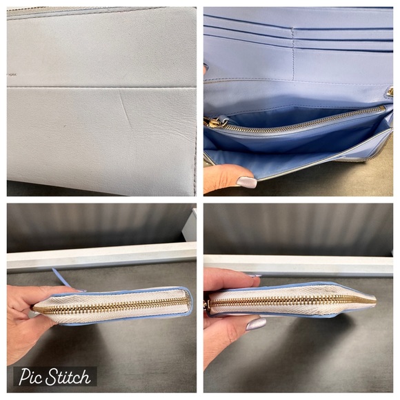 Coach Borough edgepaint bag & wallet White camel - Picture 10 of 11